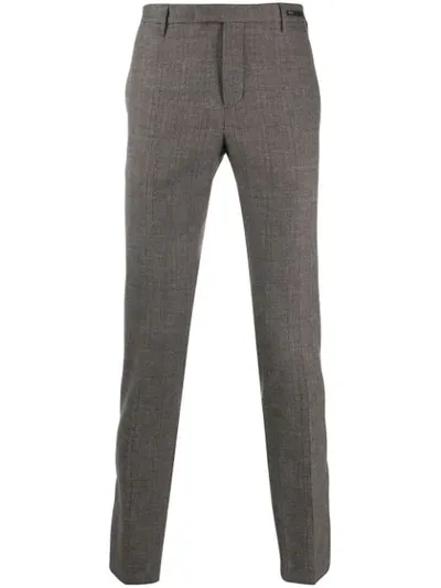 Pt01 Skinny Fit Tailored Trousers In Grey