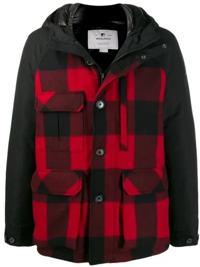 Woolrich Wool Mountain Jkt Parka In Multicolor