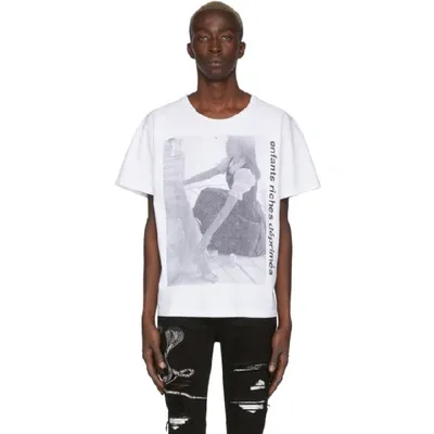 Enfants Riches Deprimes T-shirt Mit Foto-print In Whiteblack