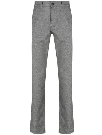 Hugo Boss Straight Leg Trousers In Black