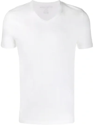 Majestic V-neck Jersey T-shirt In White