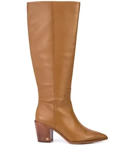 Sam Edelman Lindsey Knee Length Boots In Brown