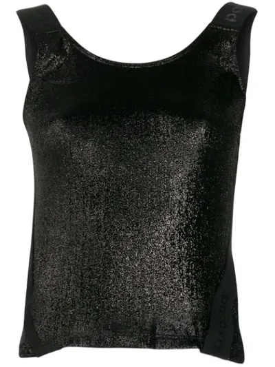 Rabanne Logo Band Tank Top In Black