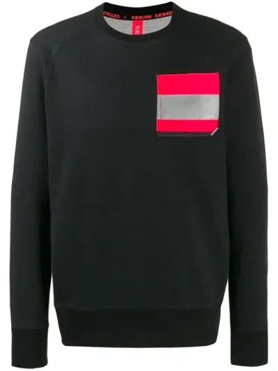 Raeburn Chest Pocket Sweatshirt In Black