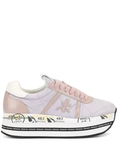 Premiata Beth Platform Sneakers In Pink