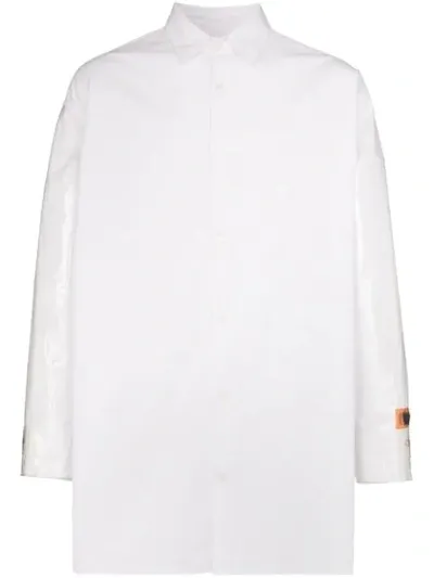 Duran Lantink Embroidered Oversized Shirt In White