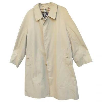 Pre-owned Burberry Trenchcoat In Beige