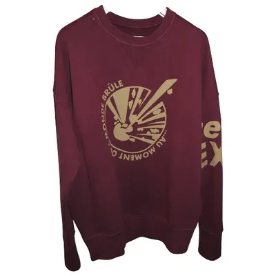 Pre-owned Faith Connexion Sweatshirt In Burgundy