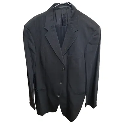 Pre-owned Hugo Boss Wool Jacket In Black