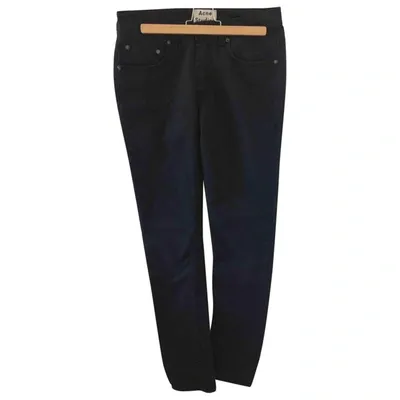 Pre-owned Acne Studios Straight Jeans In Black