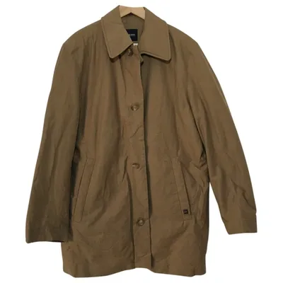 Pre-owned Hugo Boss Coat In Camel