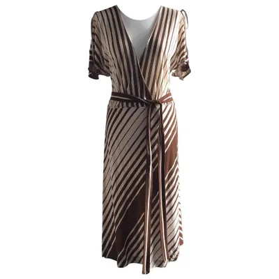 Pre-owned By Malene Birger Mid-length Dress In Beige