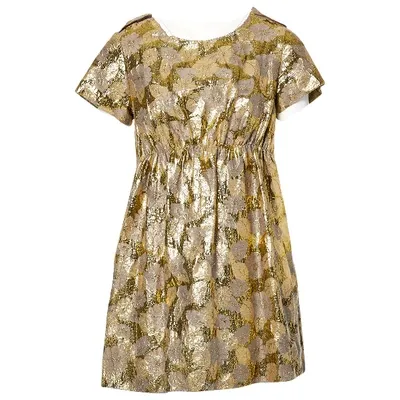 Pre-owned 3.1 Phillip Lim Mini Dress In Gold