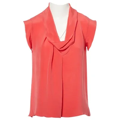 Pre-owned Derek Lam Silk Blouse In Pink