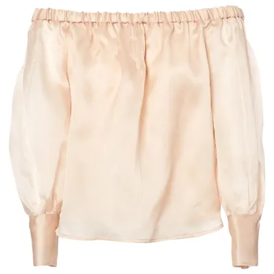 Pre-owned Jcrew Silk Blouse In Pink