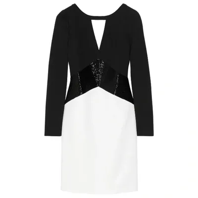 Pre-owned Emilio Pucci Wool Mini Dress In Black