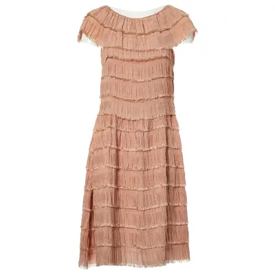 Pre-owned Jason Wu Silk Maxi Dress In Pink