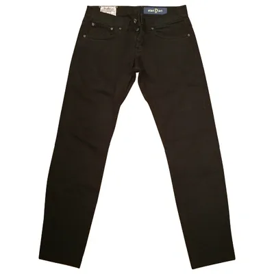 Pre-owned Dondup Straight Jeans In Black