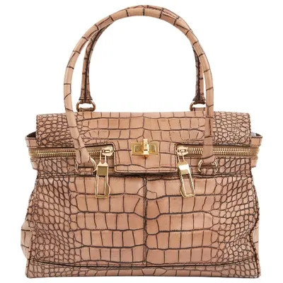 Pre-owned Max Mara Leather Bag In Brown