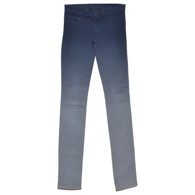 Pre-owned J Brand Slim Jeans In Blue