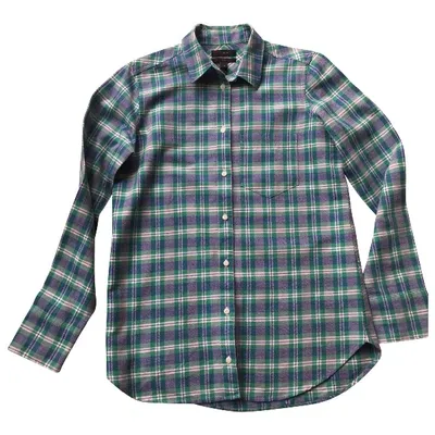 Pre-owned Jcrew Shirt In Green