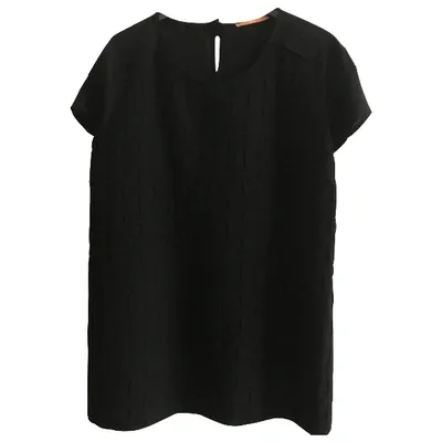 Pre-owned Hugo Boss Black Viscose Top