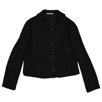 Pre-owned Bottega Veneta Wool Jacket In Black