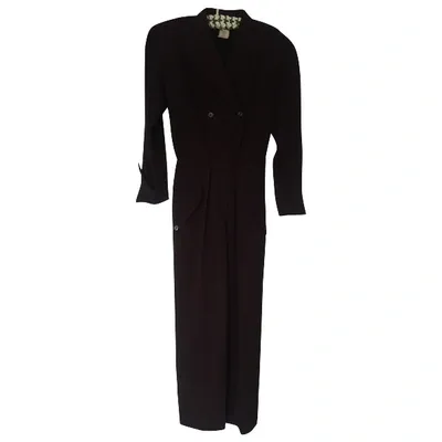 Pre-owned Mugler Wool Jumpsuit In Other