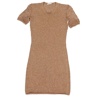 Pre-owned Chloé Mid-length Dress In Gold