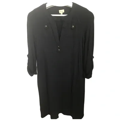 Pre-owned Ella Moss Mid-length Dress In Black