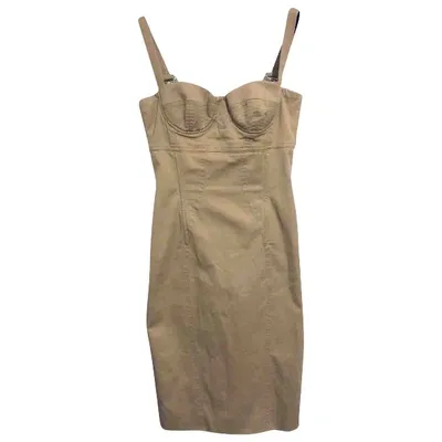 Pre-owned Dolce & Gabbana Dress In Beige