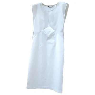 Pre-owned Ports 1961 Mid-length Dress In White