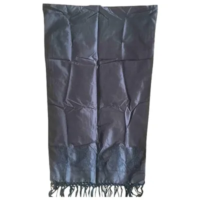 Pre-owned Dries Van Noten Silk Stole In Brown