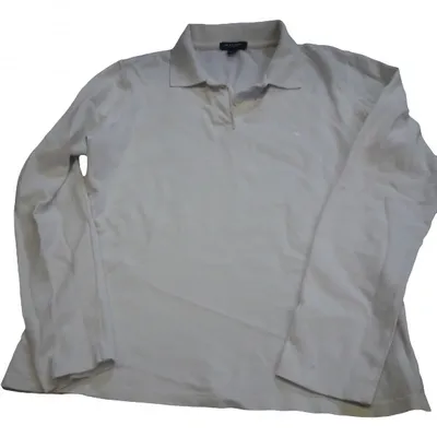 Pre-owned Burberry White Cotton Top