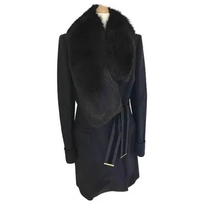 Pre-owned Zuhair Murad Cashmere Coat In Black