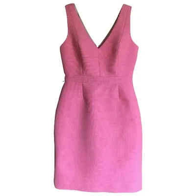 Pre-owned Jcrew Mid-length Dress In Pink