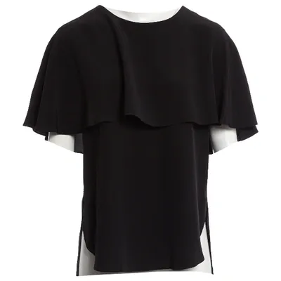 Pre-owned Tibi Silk Blouse In Black