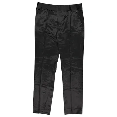 Pre-owned Balenciaga Trousers In Black