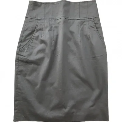 Pre-owned Hugo Boss Mid-length Skirt In Grey