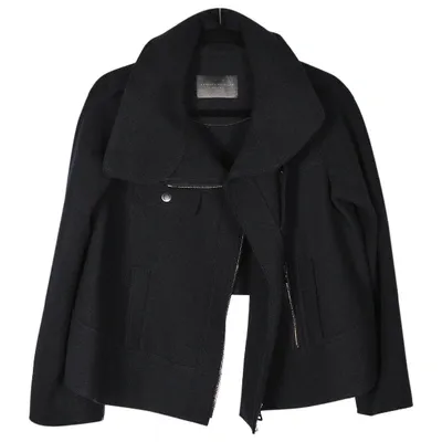 Pre-owned Proenza Schouler Wool Jacket In Navy