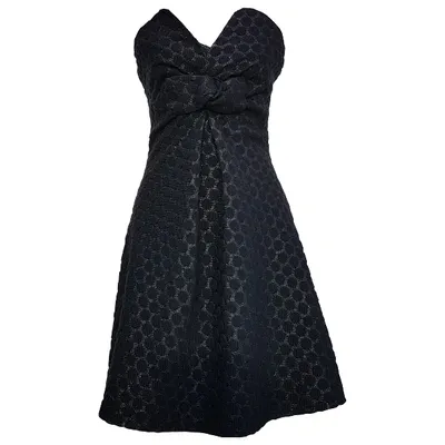 Pre-owned Tara Jarmon Wool Dress In Black