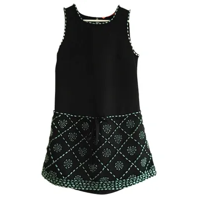 Pre-owned Manoush Mini Dress In Black