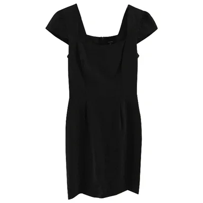 Pre-owned Joseph Wool Mid-length Dress In Black