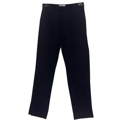 Pre-owned Dolce & Gabbana Straight Pants In Black