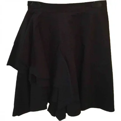 Pre-owned Msgm Skirt In Black