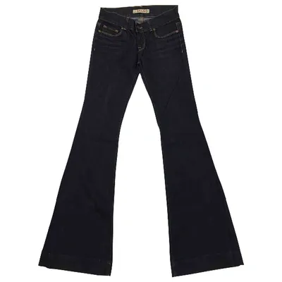 Pre-owned J Brand Navy Cotton - Elasthane Jeans