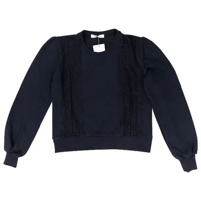 Pre-owned Pierre Balmain Black Cotton Knitwear