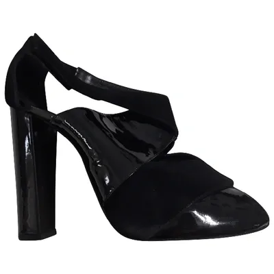 Pre-owned Pierre Hardy Patent Leather Heels In Black