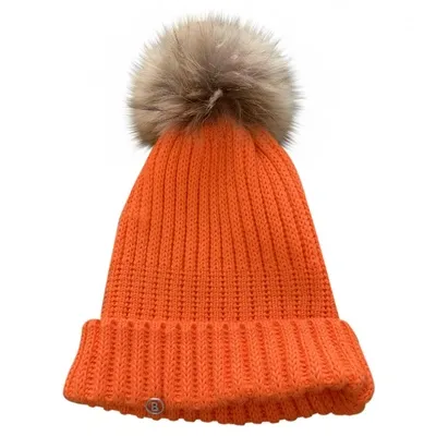 Pre-owned Bogner Wool Hat In Orange