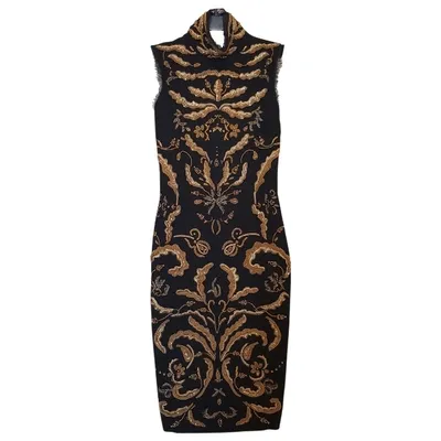 Pre-owned Emilio Pucci Wool Mid-length Dress In Multicolour